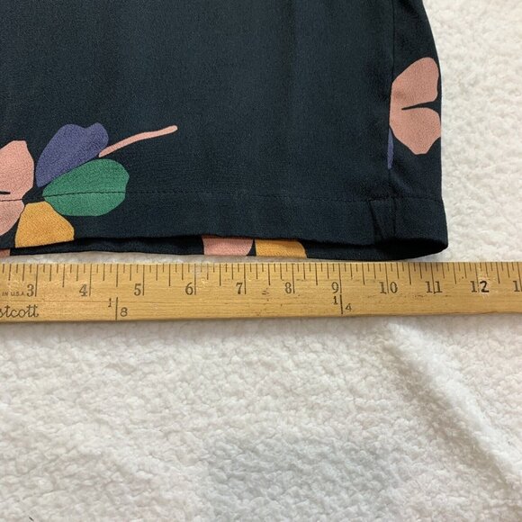 Corey Lynn Calter Anthropologie Women's Wide Leg Floral Jumpsuit Size XS Blue - Picture 9 of 14